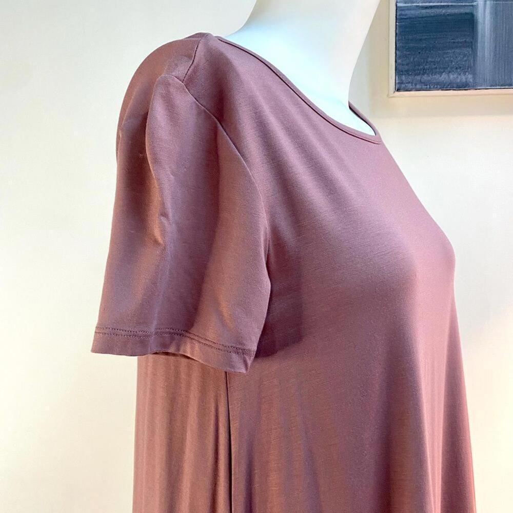 NWT FOREVER 21 T-Shirt Dress Dusty Rose Size S - Picture 5 of 9
